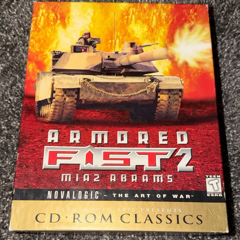Armored Fist 2 M1A2 Abrams Novalogic The Art Of War PC Video Game Rated T For TN